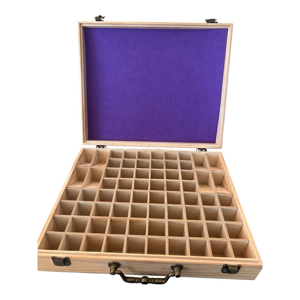 Essential Oils Wooden Storage Box